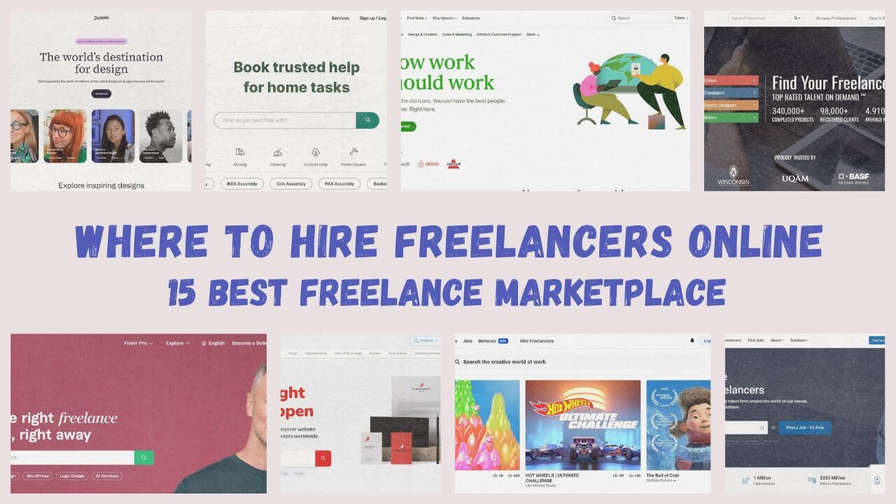 Where to Hire Freelancers Online 15 Best Freelance Marketplace